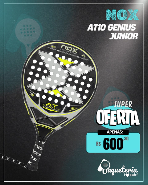 Raquete de Padel NOX AT10 Genius Junior
