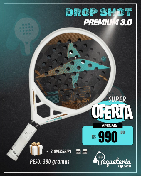 Raquete de Padel Drop Shop Premium 3.0 - comprar online