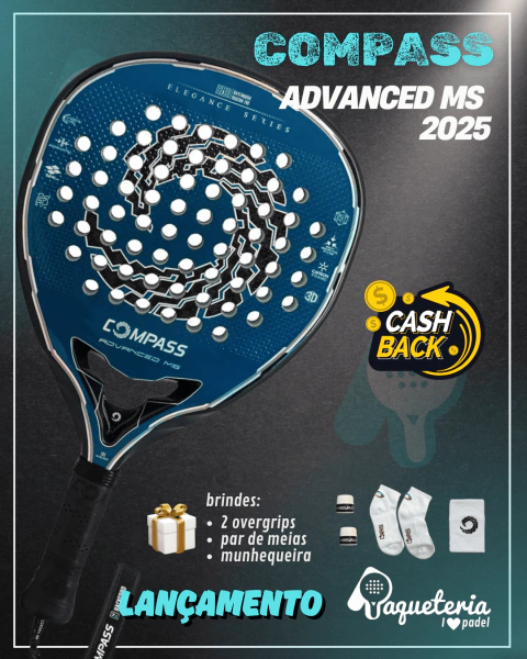 Raquete de Padel Compass Advanced MS 2025 - Maxi Sanchez Blasco - comprar online