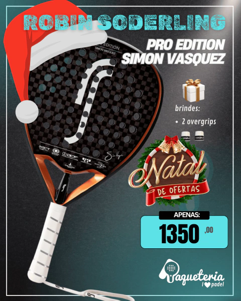 Raquete de Padel Robin Soderling Pro Edition Simon Vasquez - comprar online