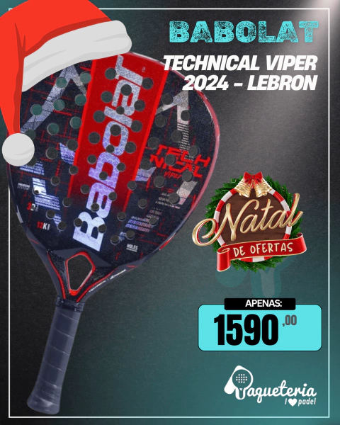 Raquete de Padel Babolat Viper Ltd 2024 - Juan Lebron - comprar online