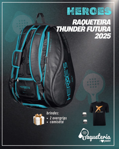 Raqueteira de Padel Heroes Thunder Futura 2025