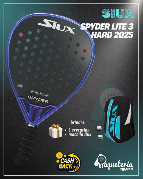 Raquete de Padel Siux Spyder Lite Hard - comprar online
