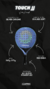 Raquete de Padel Compass Touch JJ 3k 2024 - comprar online