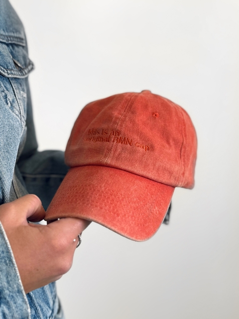 Gorra naranja - Frase - comprar online