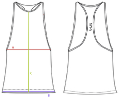 Imagen de MUSCULOSA LARGA DRY FIT - BLANCA
