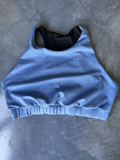 Top Fátima AZUL ACERO - Talle M - tienda online