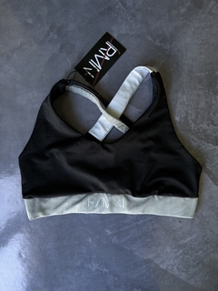 Top Jazmin NEGRO Y GRIS - Talle M - tienda online