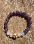 Pulseira Ametista e Ágata Branca: Psoríase; insônia e ansiedade. - comprar online
