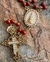 Terço Jaspe-Gota, dores renais, reumáticas, ciáticas, cólica biliar: Coleção Gold - Pedras preciosas, colares, terços e pulseiras | Casa de Santa Hildegarda