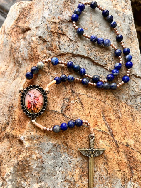 Coroa de São Miguel Lápis-Lazuli / Safira - comprar online