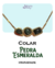Colar pedra esmeralda
