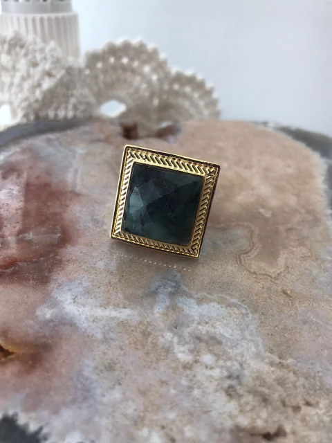 Anel esmeralda -17mm - comprar online