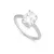 Anel Solitario Cristal- RB