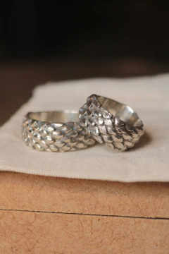 Alianças Escamas de Dragão - comprar online