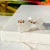 Brinco Piercing Cristal Turmalina Rosa Semi Joia - loja online