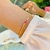 Bracelete Cristal Turmalina Rosa e Zircônia Vermelha e Verde 
