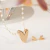 Conjunto Coração Brinco e Colar Semi Joia - comprar online