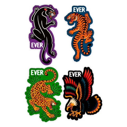 Kit 4 Adesivos Claws Series Ever Vinil Laminado - buy online