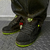 Tênis Qix Skate Plaza Suede Preto E Verde Limão