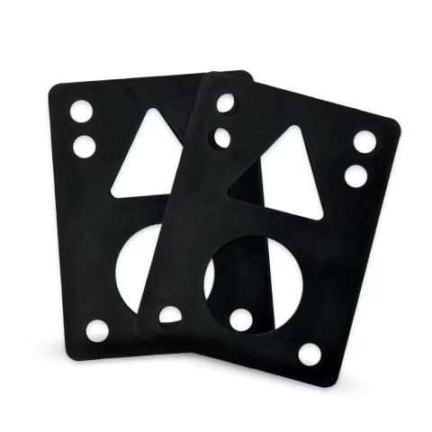2 Pads Para Truck De Skate Black Sheep Black Risers 1/8