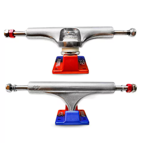 Truck De Skate Ace AF1 Color Base Anodized Blue Orange Polished - comprar online