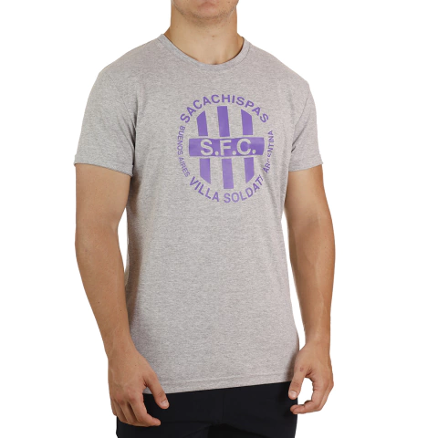 SACACHISPAS 2023 REMERA NIÑO GRIS