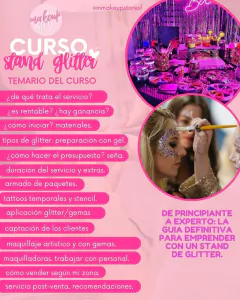 CURSO STAND GLITTER en internet