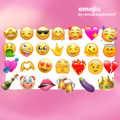 plancha tattoo EMOJIS
