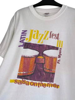(L) Mid 00s Latin Jazz Festival III Vintage Tee na internet