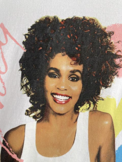 (M) Whitney Houston Tee - Lava Vintage