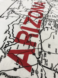 (L) 90s Arizona Vintage Tee - Lava Vintage