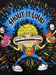 (XS) Goldfinger & Less Than Jake Tee - Lava Vintage