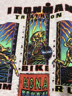 (XL) '97 Ironman Triathlon Vintage Tee - Lava Vintage