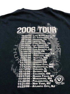 (S/M) '06 Rise Against & Thursday Vintage Tee - Lava Vintage