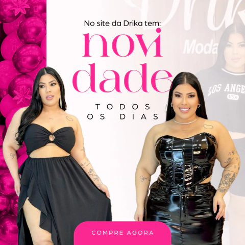Imagem do banner rotativo Drika Modas Plus Size 