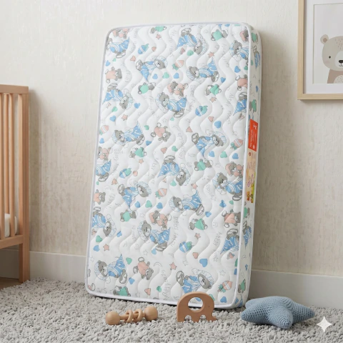 Colchão De Mini Cama Infantil D18 Baby D'' Espuma 148x68x10