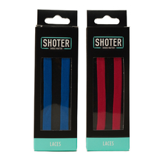 CORDONES FLAT LISOS - ROSA Y AZUL - comprar online