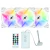Kit Fan Com 3 Unidades SuperFrame Swift, ARGB, 120mm, White, Com Controladora SF-03