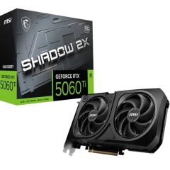 Guerra Digital MSI RTX 5060 Ti 16G Shadow 2X OC NVIDIA GeForce, 16GB GDDR7, Ray Tracing (G506T-16S2CP) image