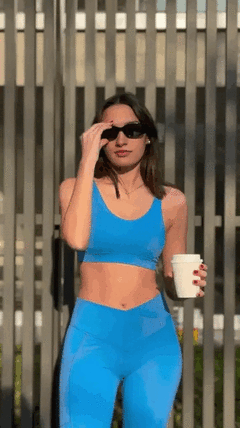 Calza Larga de Lycra con Cintura y Bolsillo 6101