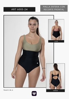MALLA ENTERIZA LYCRA DEPORTIVA DE MUJER PARA NATACIÓN Y AQUAGYM ROSE® - 6005 - comprar online