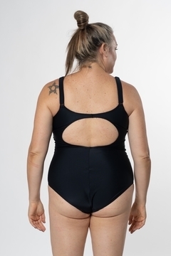 MALLA ENTERIZA LYCRA DEPORTIVA DE MUJER PARA NATACIÓN Y AQUAGYM ROSE® - 6005