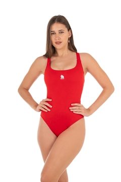 Malla Deportiva de Dama para Natación Quickly® Resistente al cloro® - 1000 Rojo ❤️