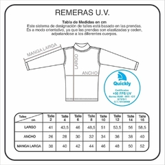 Remeras Lisa Lycra niñ@s/ adolescentes Protección UV 50 Quickly® - Colores Fucsia- Mangas Largas - UV EST en internet