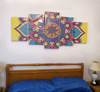 Cuadro Mandala - 5 piezas