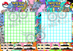 Juego Batalla Naval IMPRIMIBLE en internet