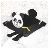 Canastita, golosinero - oso panda