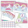 Kit IMPRIMIBLE UNICORNIO para cumpleaños - Party Box