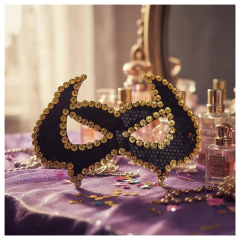 Antifaz con lentejuelas - Halloween